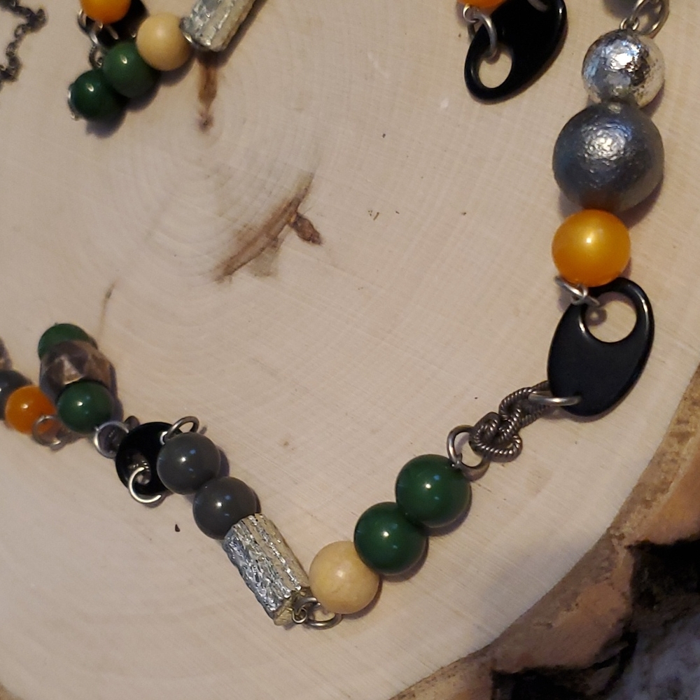 Patch Nyc Multi-Colored Beaded Long Necklace - image 3